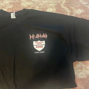 Vintage Def Leppard crew shirt